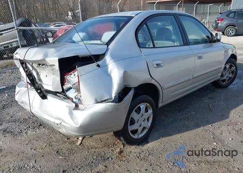 2004 Hyundai Elantra Gls/Gt from USA, damaged, VIN KMHDN46D54U881518